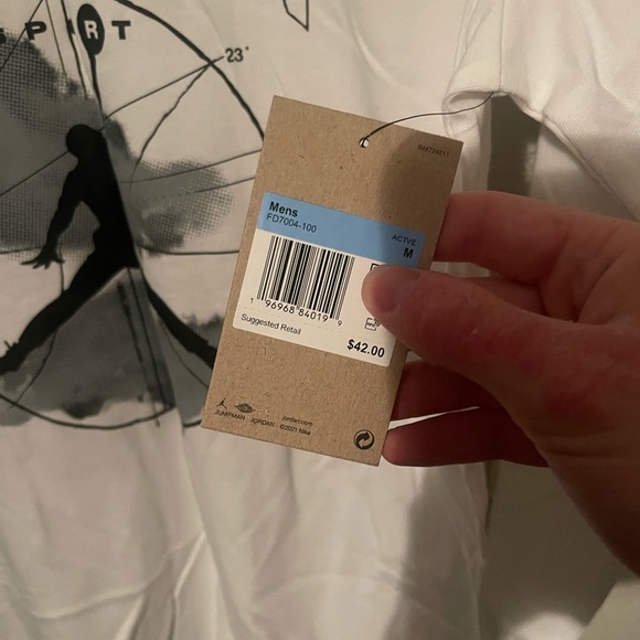 Jordan Men’s Sports Crewneck Longsleeve Graphic T-Shirt Sz M - Picture 2 of 4